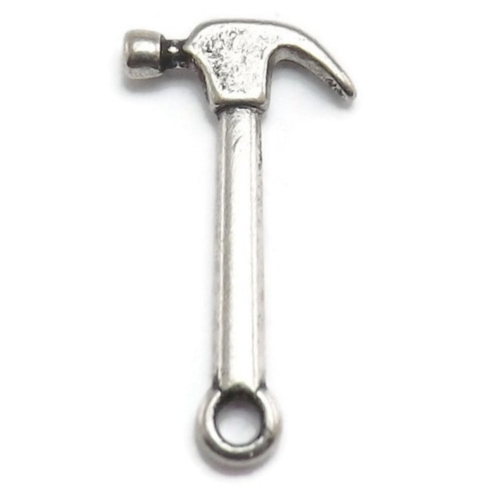 10pcs Hammer Charms, tools construction home improvement, jewelry supplies‎